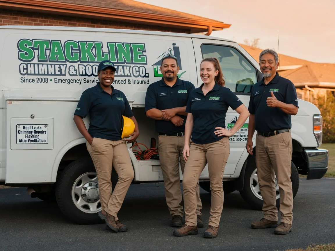 Chimney flashing repair company in Olla, LA